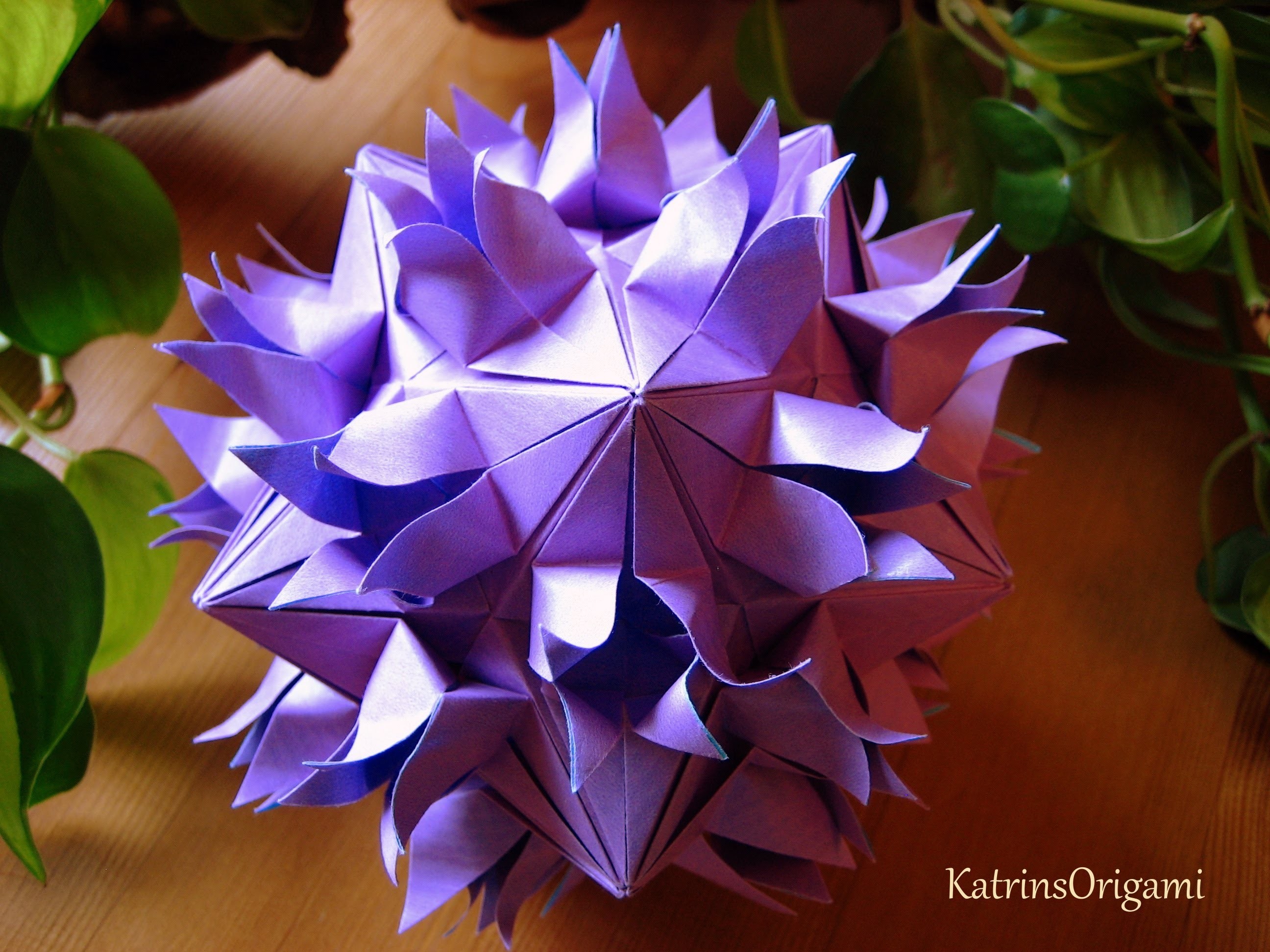 Origami ✿ Sudden Flame ✿ Kusudama