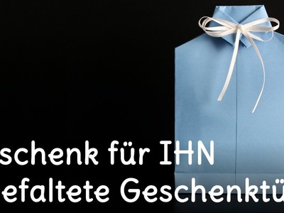 DIY | Geschenk für IHN - gefaltete Geschenktüte | SweetLifeSunShine