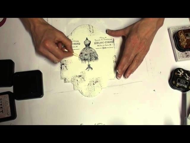 LaBlanche Shabby Effekt mit Stempeln