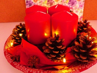 Super schneller Adventskranz 