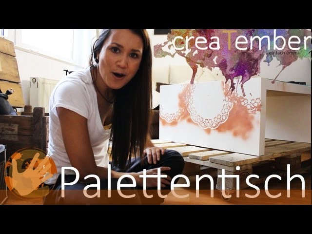 DIY. How to - Palettentisch - creaTember #20