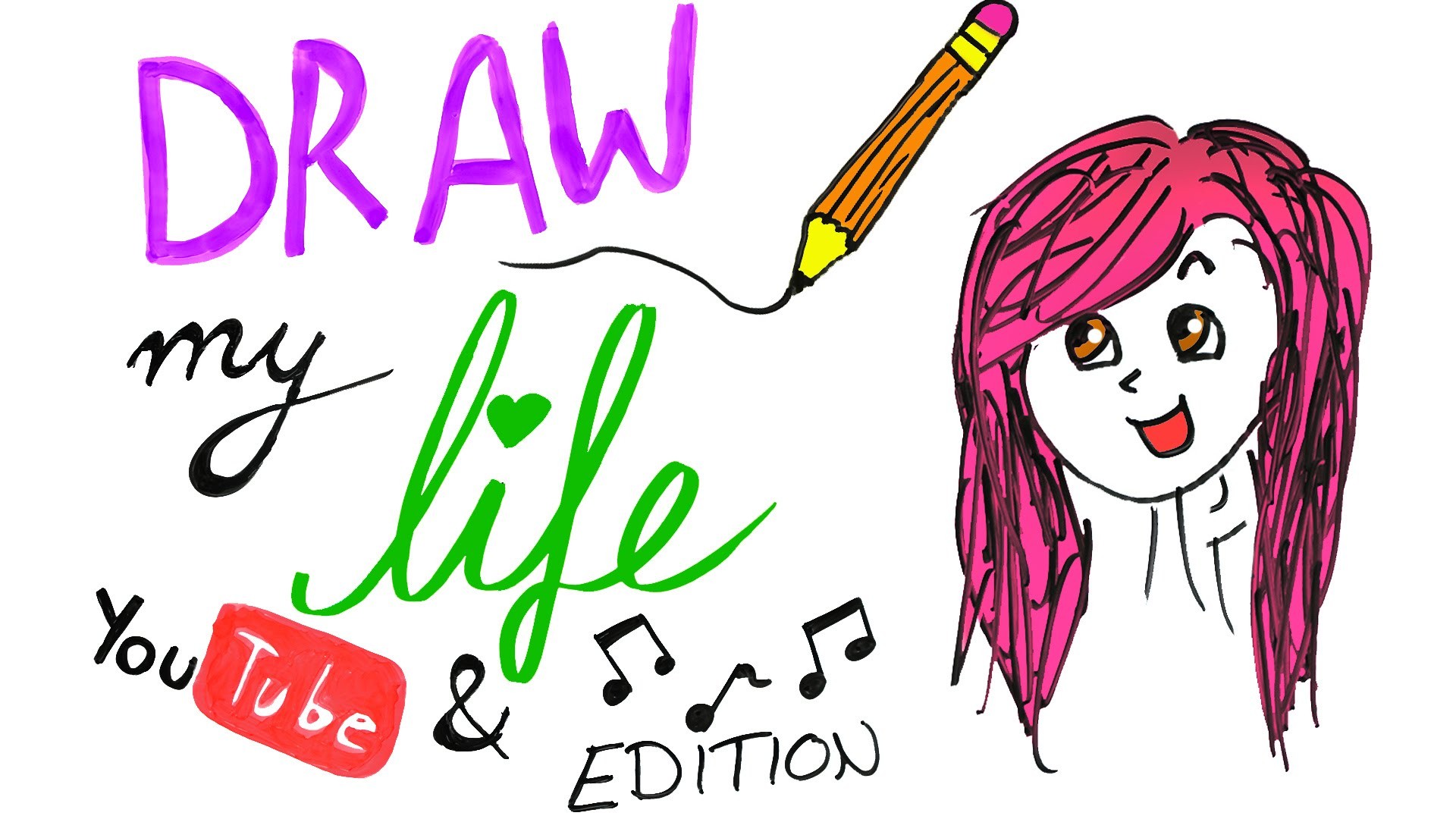 DRAW MY LIFE - Youtube & Musik Edition - Alycia Marie