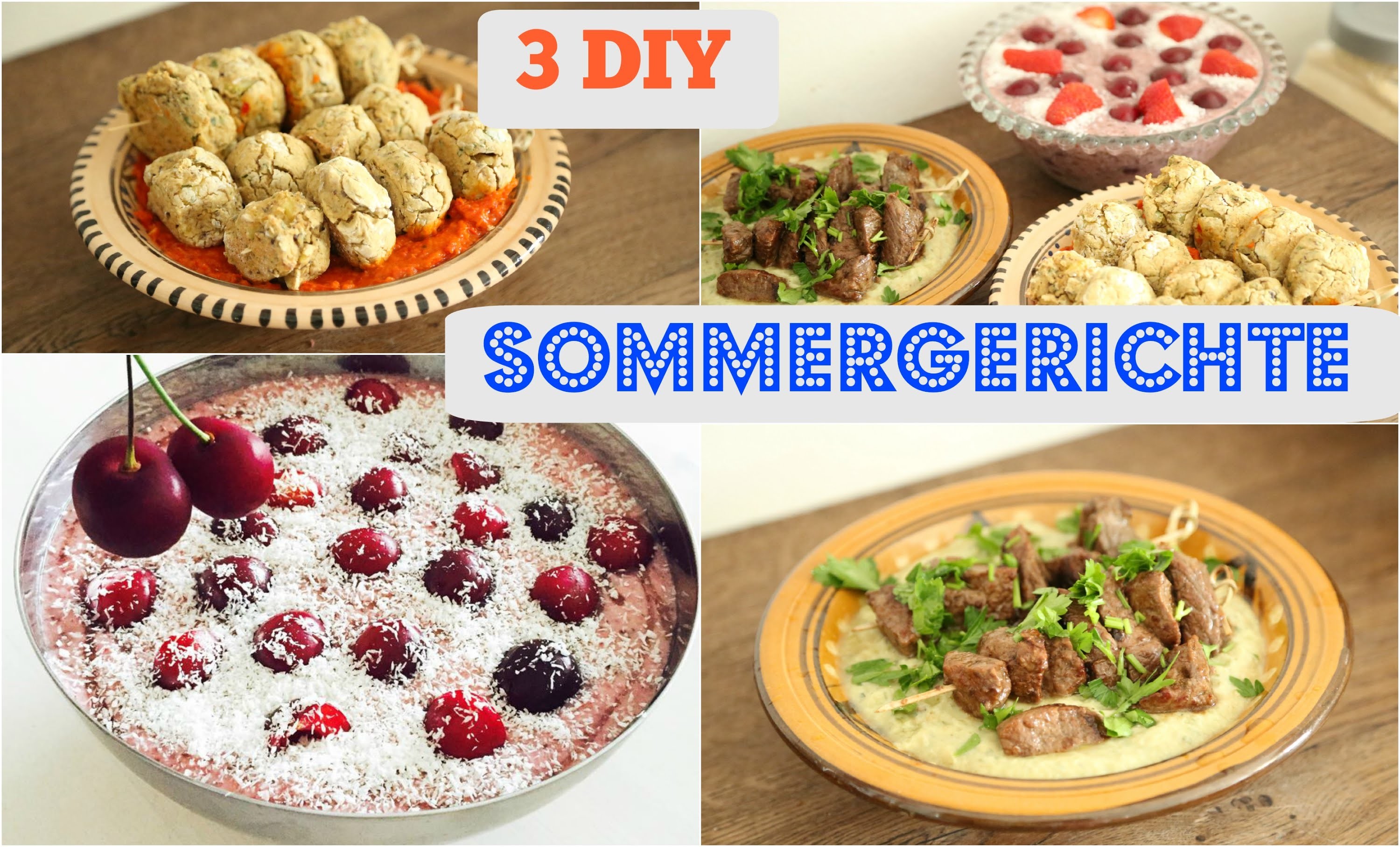 3 DIY SOMMERGERICHTE! Von Frühstück bis zum DINNER!