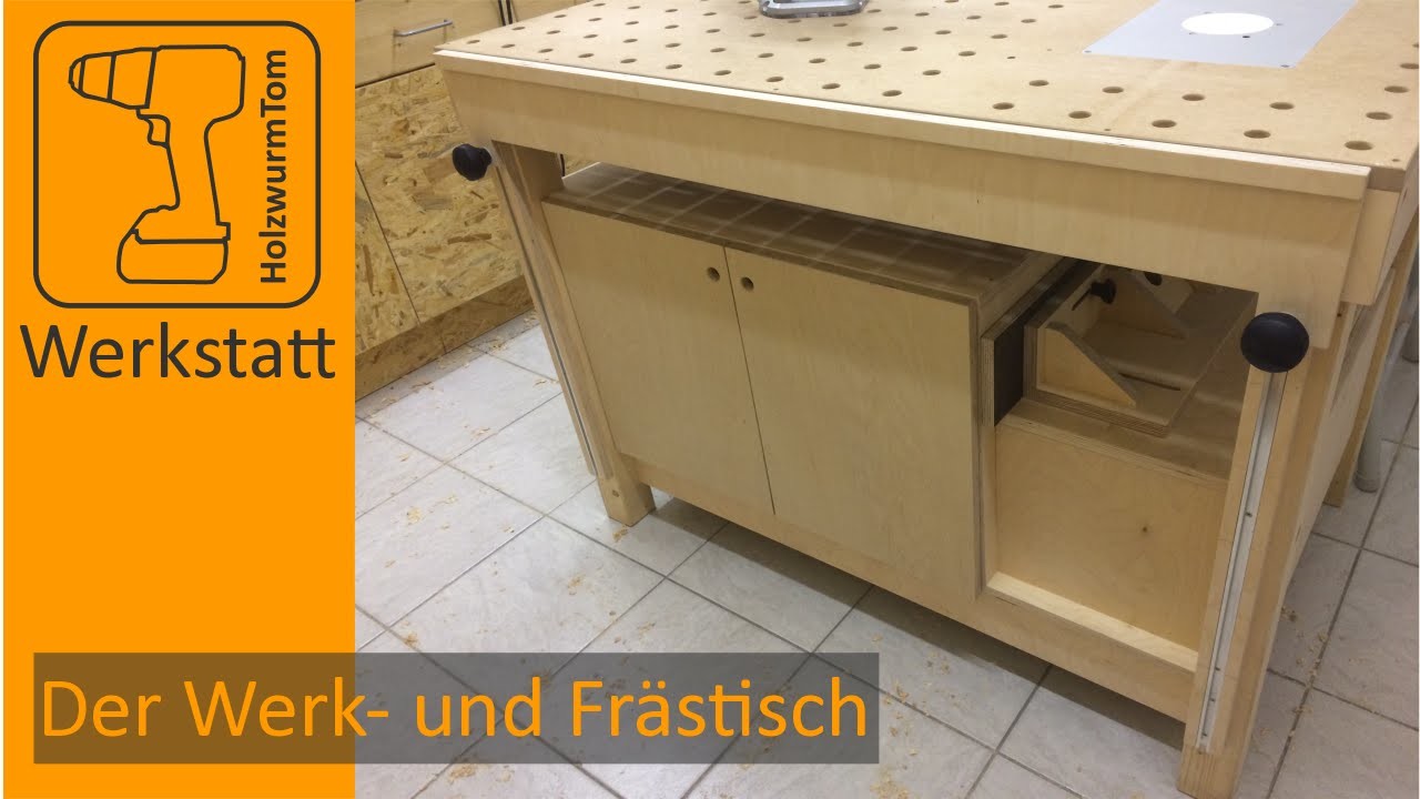 Der Werk- und Frästisch - Das Zentrum in der Werkstatt.Multifuctional workbench router table