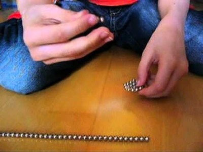 Neodym-Kreisel, Magnet-Kreisel aus Magnetkugeln (Deutsch)