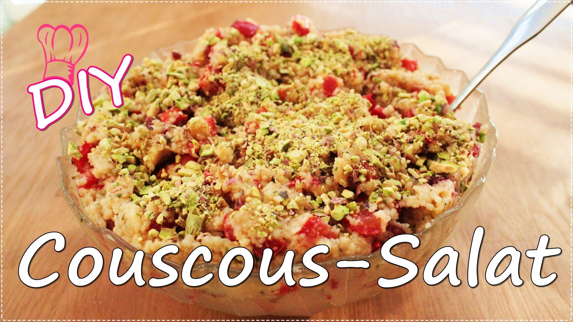 DIY- Couscous Salat | gesunder Snack für die Schule.Uni | einfaches Rezept für Anfänger