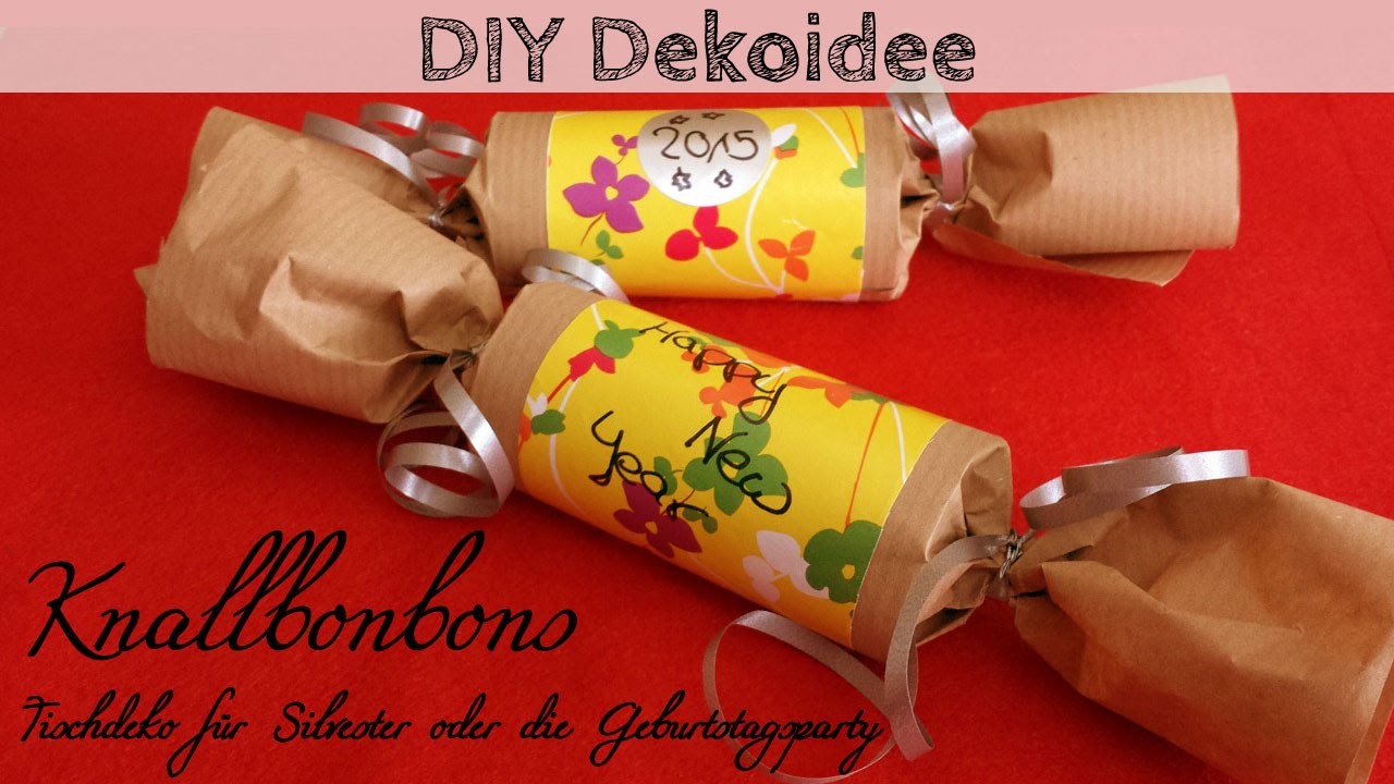 DIY Dekoidee: Knallbonbon selber machen für Silvester oder die Geburtstagsparty