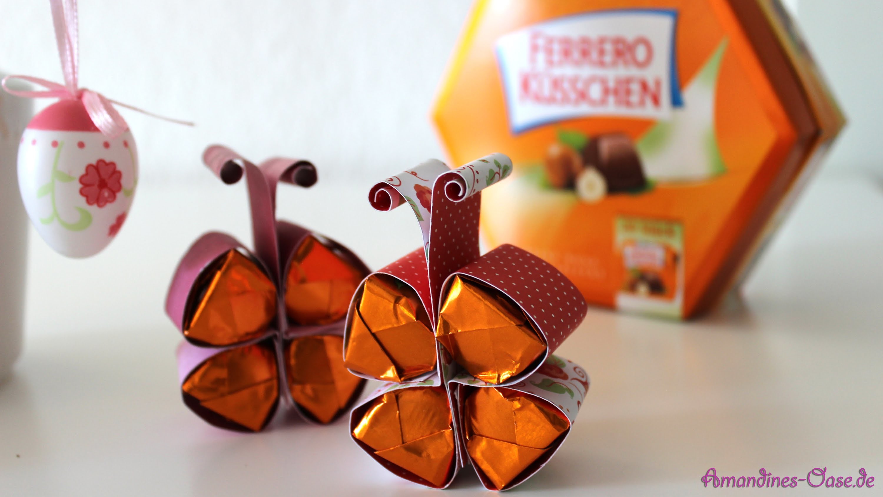Süße Schmetterlinge mit Ferrero Küsschen | Last Minute Geschenk | DIY