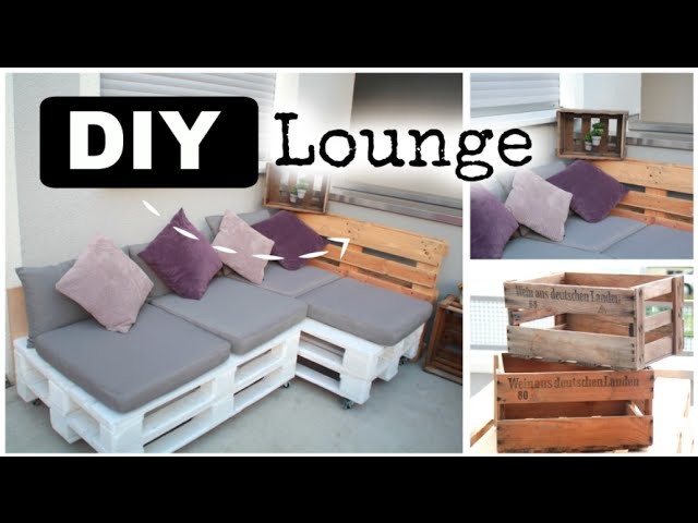 DIY Lounge aus Europaletten ❤  #ad