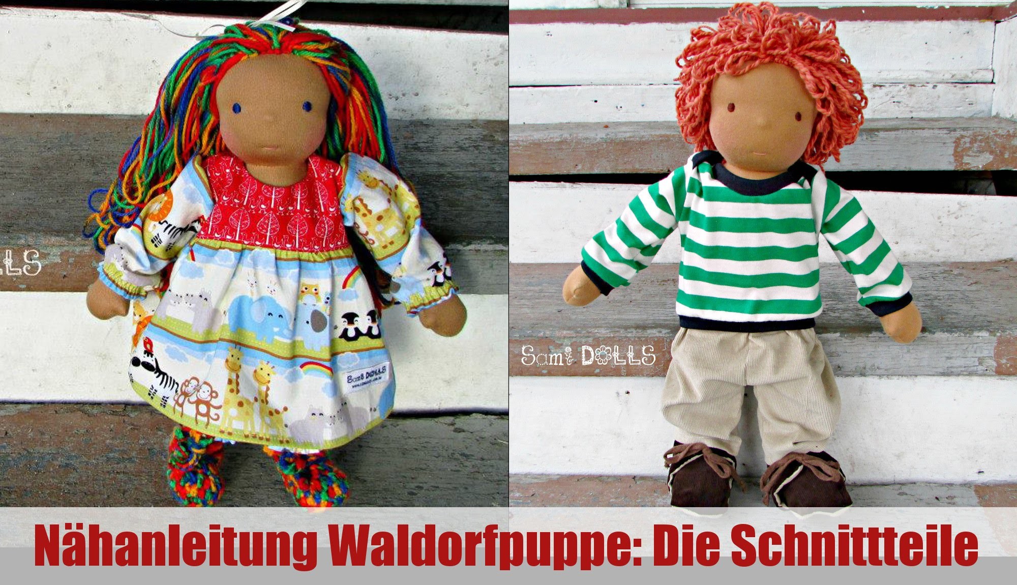 DIY | Waldorfpuppe: Die Schnittteile | Klassische Sami Doll Anleitung | Teil 2