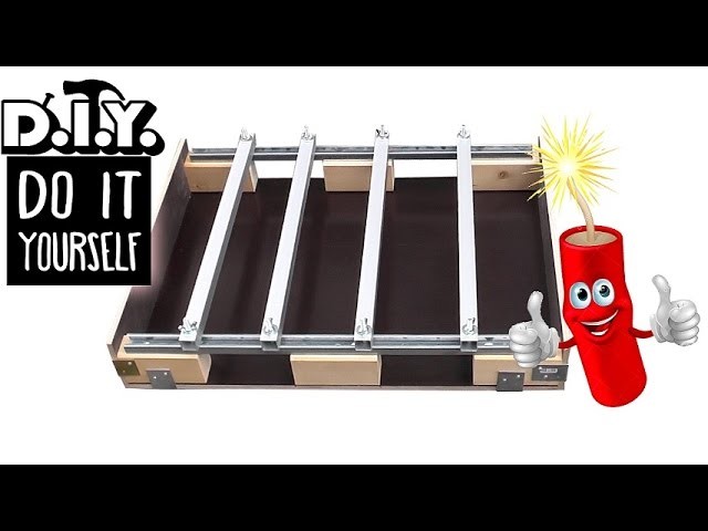 [DIY] Tutorial ★ Batteriehalter. Selfmade FIREWORK CAKE RACK ★ [HD]