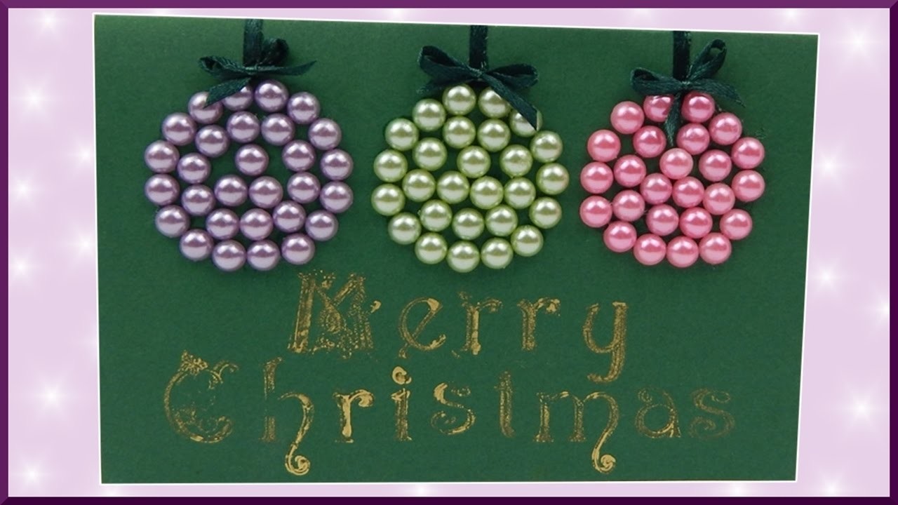 DIY | Weihnachten Weihnachtskarte aus Papier basteln | paper christmas greeting card