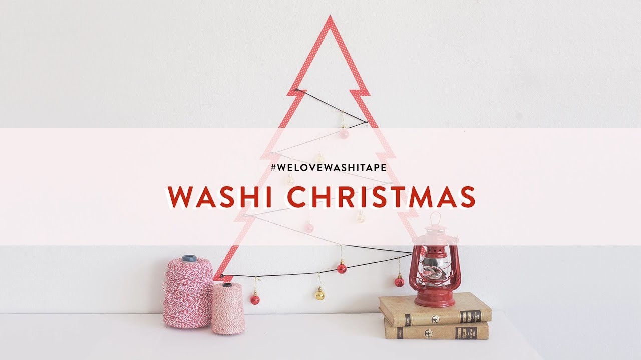 Weihnachtsbaum Washi Christmas | WESTWING DIY-Tipps