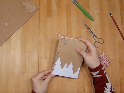 DIY: Weihnachtskarten selbstgemacht - Tannenbäume