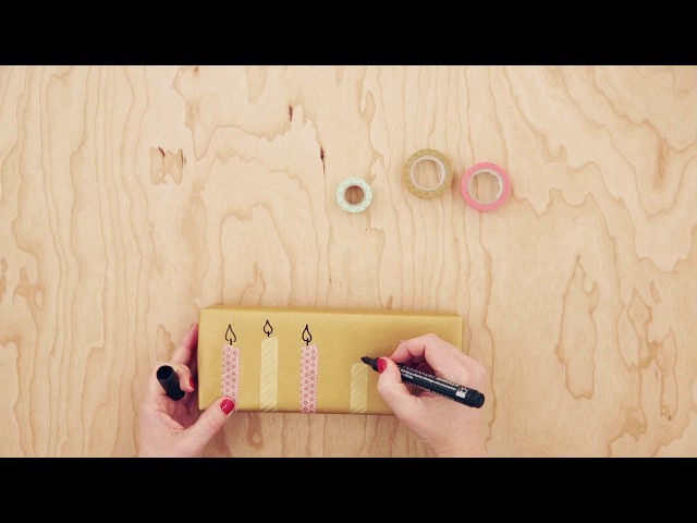 Luna Magazin DIY Tutorial Geschenkverpackung Masking Tape