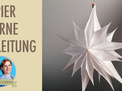 Papiertüten Stern basteln | DIY aus Butterbrottüten | Weihnachts Deko