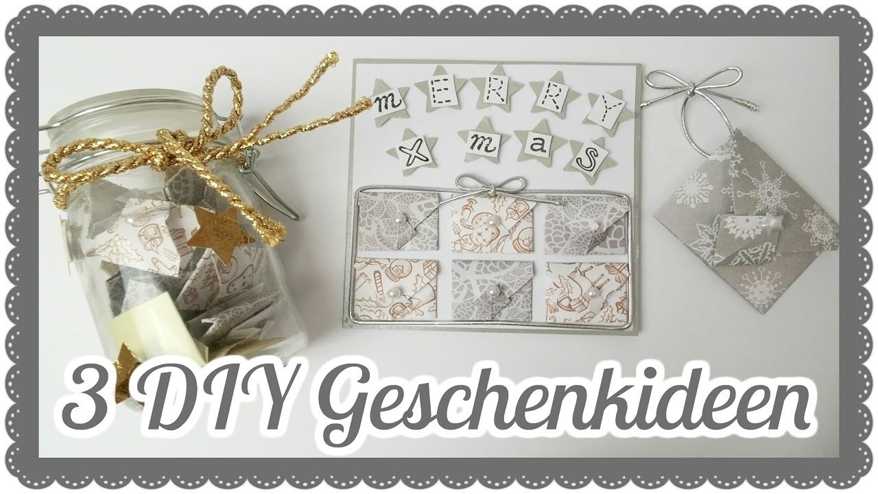 [Türchen #7] - 3 DIY Geschenkideen - Origami Briefumschlag