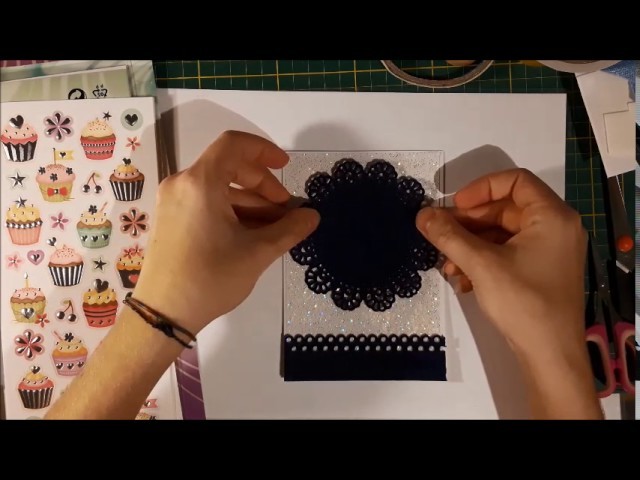 [Watch me Craft] DIY Glitzer Geburtstagskarte mit Filz (Folia)