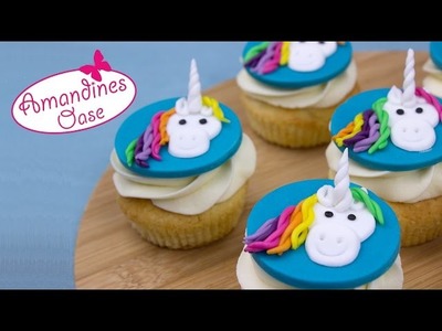 Einhorn Cupcakes | unicorn rainbow cupcake topper | Central Intelligence Film Verlosung