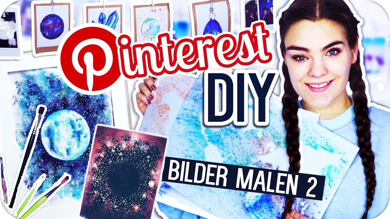 3 PINTEREST DIY's - BILDER MALEN Teil 2 + VERLOSUNG. I'mJette