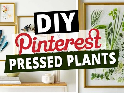 DIY Pinterest Inspired Room Decor l Pressed Plants l Deko Ideen l DIY or DI Don't