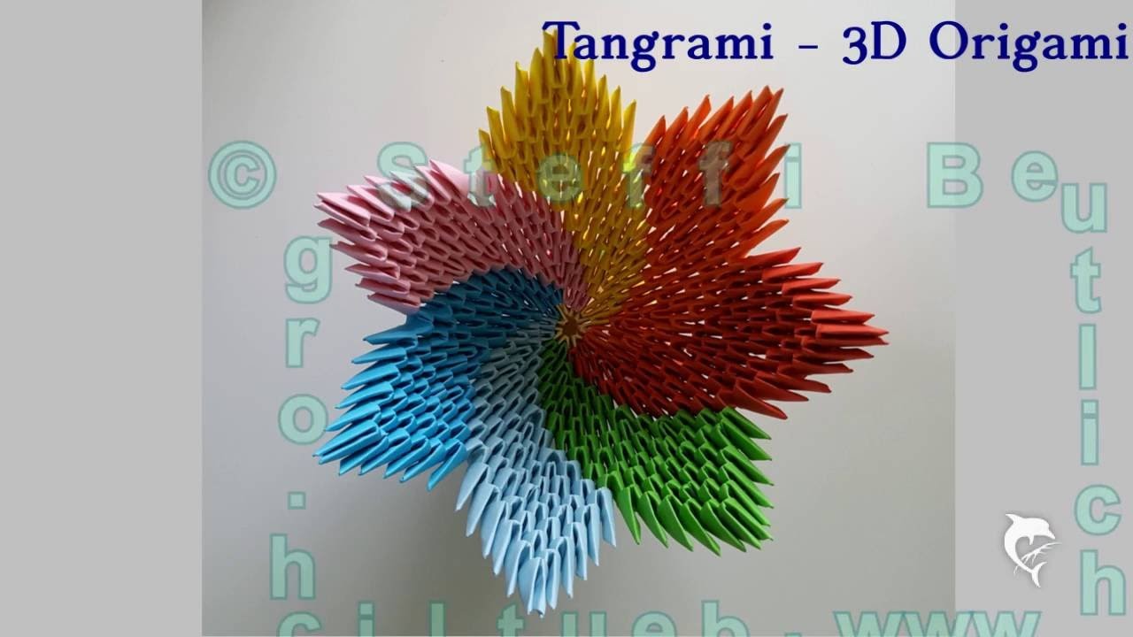 3D Origami - Tangrami  Schale