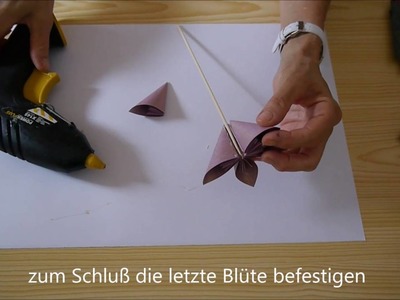 Blumen basteln aus Papier