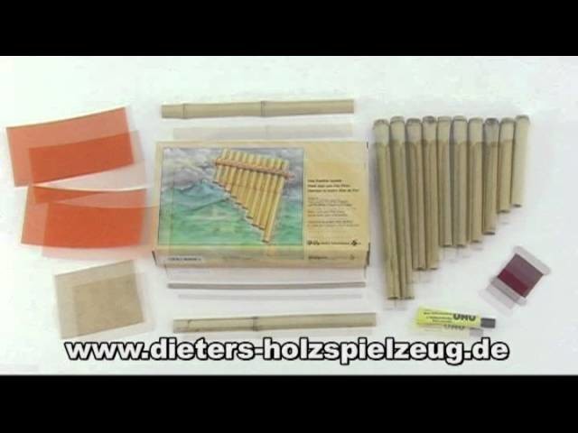 Panflöte basteln - Bastelset von dieters - Made in Germany