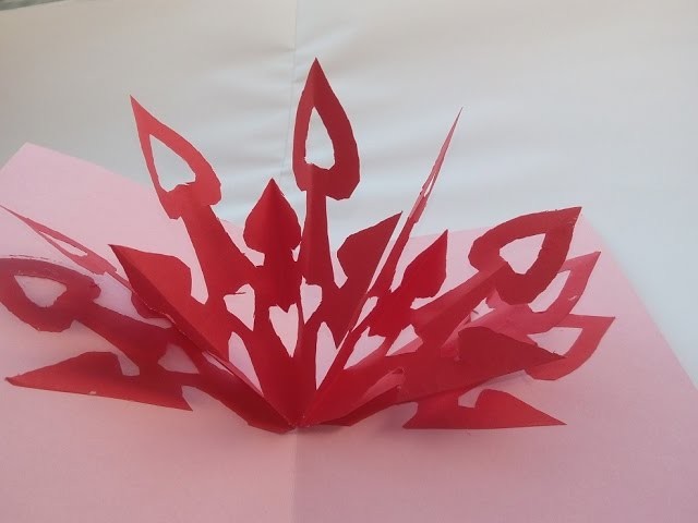 DIY Tutorial: 3D Valentinskarte selber machen.    Making Valentine's Day Cards
