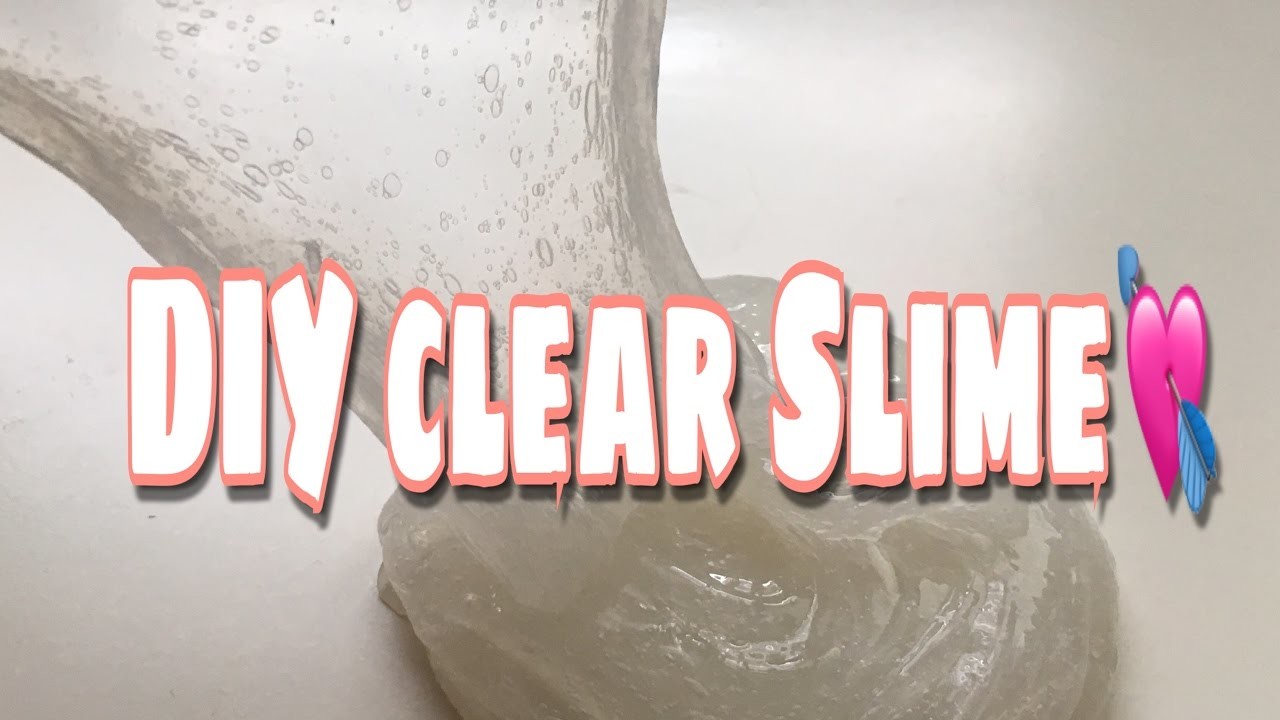 Diy Clear Slime deutsch