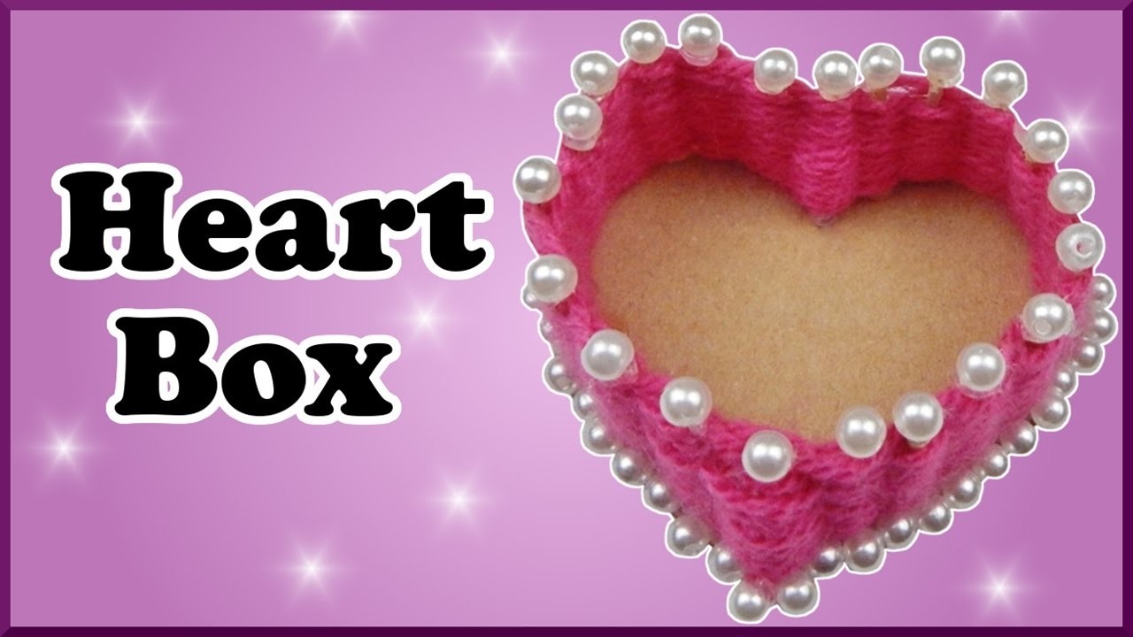 DIY | Valentinstag Herz Box aus Wolle basteln | Valentines Day wool heart box