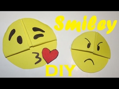 BASTELN: Smiley selber machen - Smiley DIY