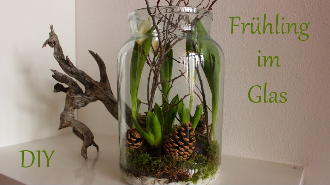 DIY | Frühling im Glas | Frühlingsdeko mit Naturmaterialien | Just Deko