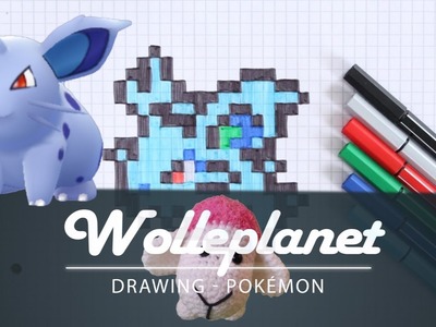 Pixel Art Pokemon Nidoran Drawing