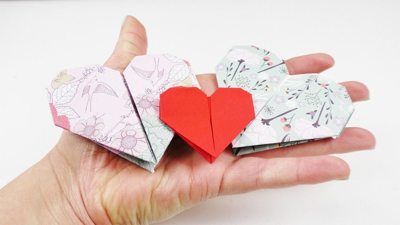 Süßes Herz falten | DIY Idee für Kinder | Basteln für die Lieben | Valentinstags Idee