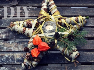 Weihnachtsdeko Stern DIY | Tischdeko für Weihnachten