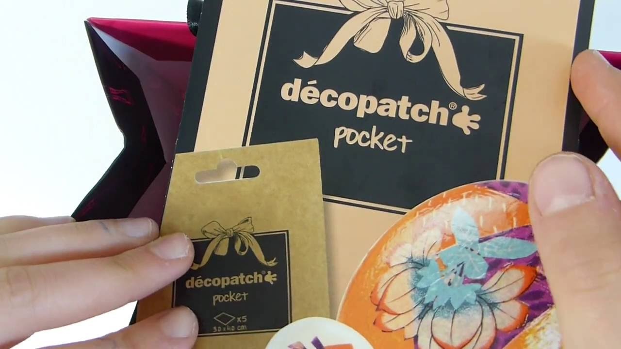 Decoupage Anleitung mit Decopatch pocket