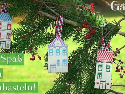 Weihnachtsdeko aus Beton selber machen