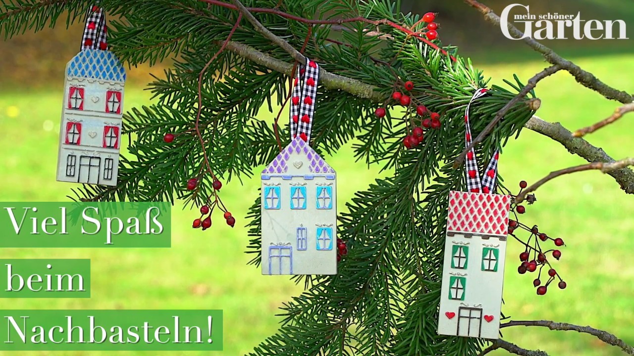 Weihnachtsdeko aus Beton selber machen