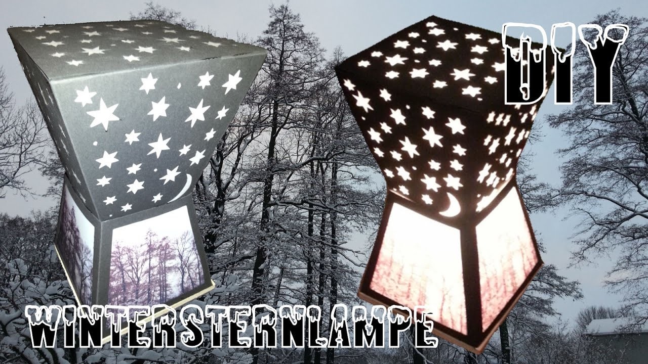 DIY WINTER-STERN-LAMPE SELBER MACHEN TUTORIAL