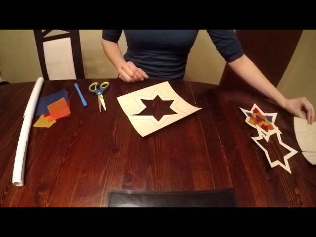 Fensterstern selber basteln
