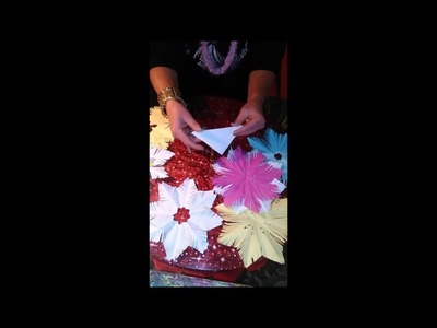 Schneeflöckchen  aus Papier basteln