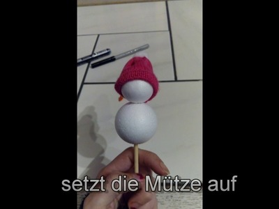 Schneemann Basteln