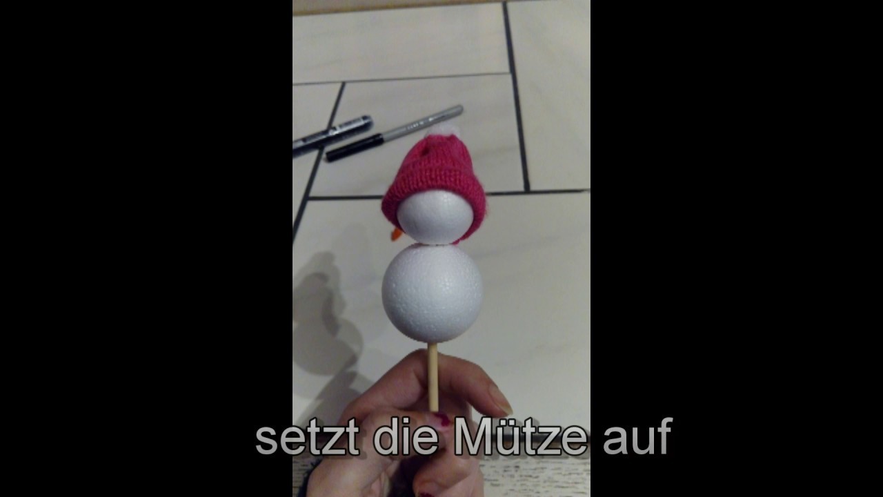 Schneemann Basteln