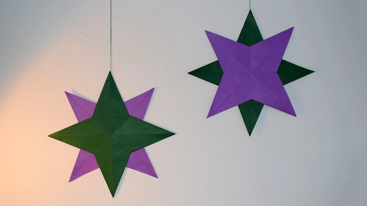 Stern aus Papier basteln