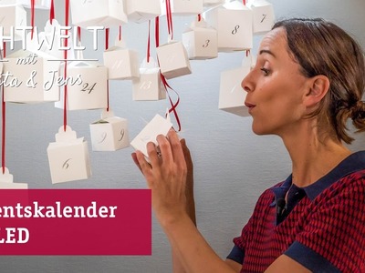 DIY Adventskalender – Step by Step zum beleuchteten Kalender
