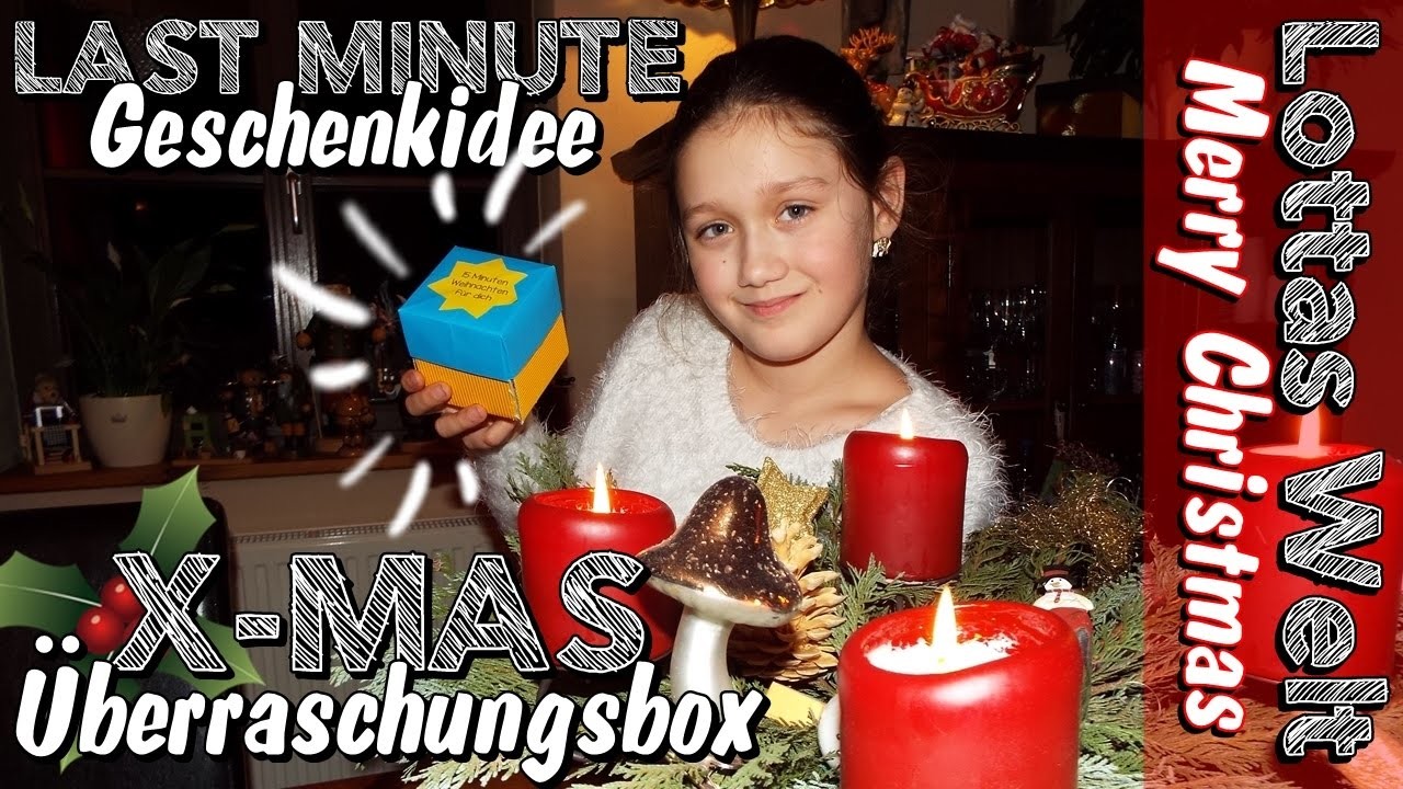 Ü-Box basteln - Last Minute X-MAS Geschenk