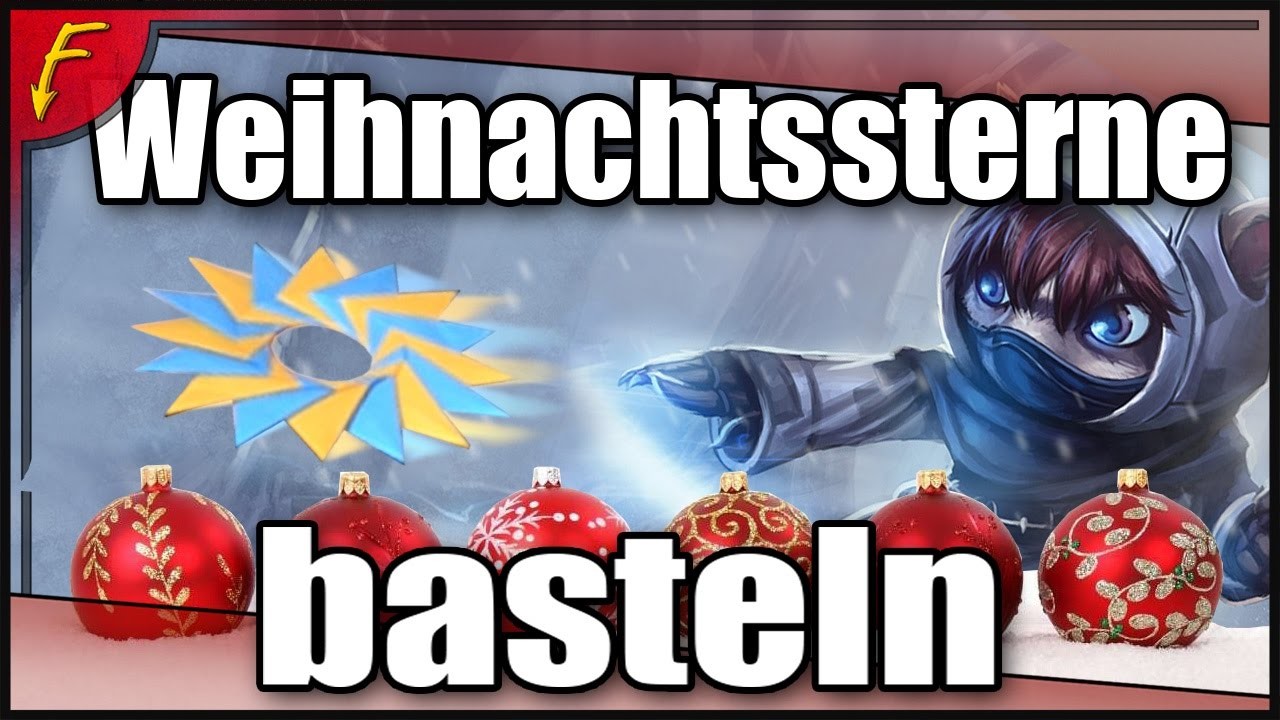 WaysToFailure-Weihnachts-Spezial: Sterne basteln