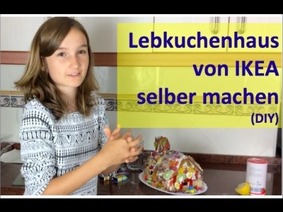 DIY Lebkuchenhaus selber machen Pfefferkuchenhaus als Bausatz von IKEA (Pepparkakahus)