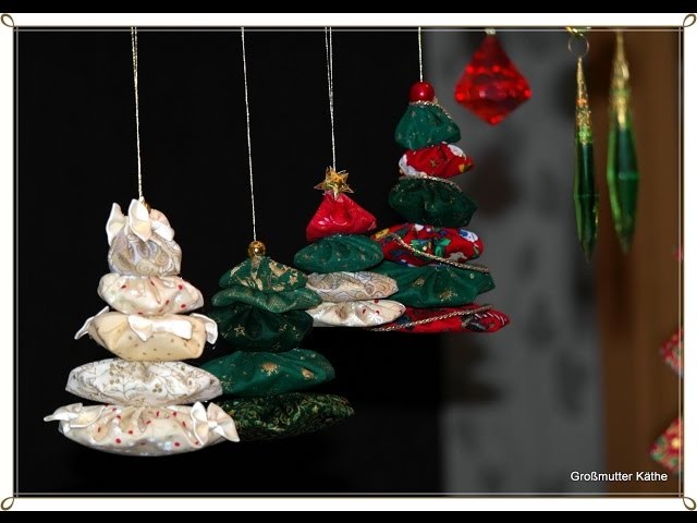 Käthes Nähstunde DIY Weihnachtsdeko Tannenbaum aus Yoyo`s